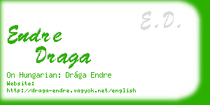 endre draga business card